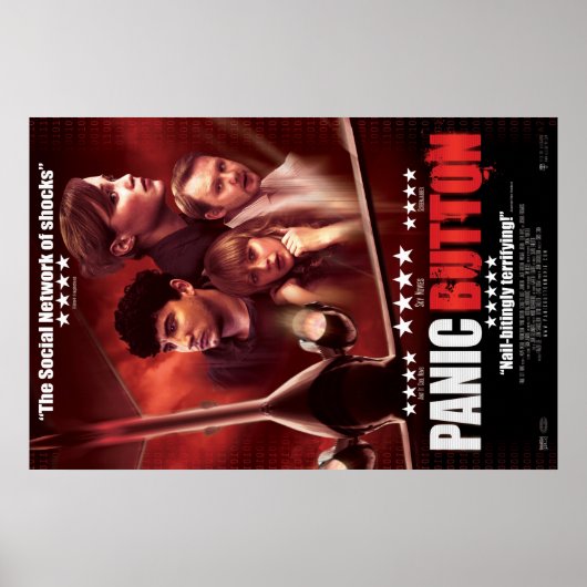Panic Button Red Sky Poster (Vorne)
