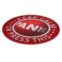 Panic Button-Schneidbrett