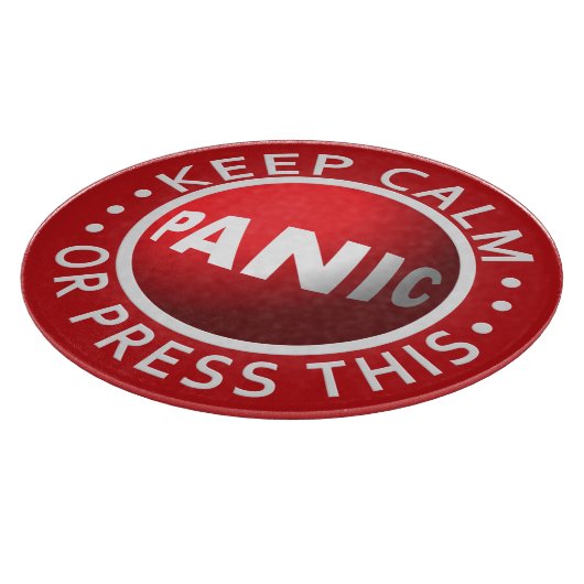 Panic Button-Schneidbrett Schneidebrett (Ecke)