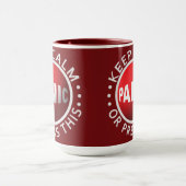 Panic Button Tasse - wählen Sie Stil (Zentrum)