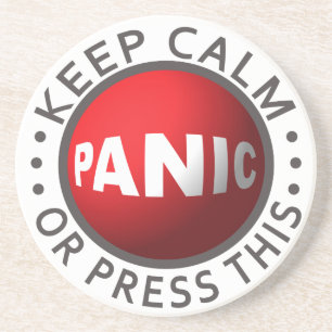 Panic Button Untersetzer