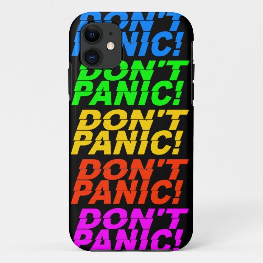 PANIC! iPhone Case-Mate Hülle (Rückseite)