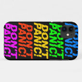 PANIC! iPhone Case-Mate Hülle (Rückseite (Horizontal))