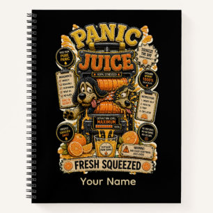 Panic Juice Frisch Gepresst Lustige Tabelle Notizblock