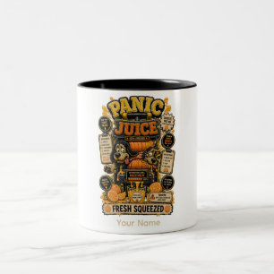 Panic Juice Frisch Gepresst Lustige Tabelle Zweifarbige Tasse
