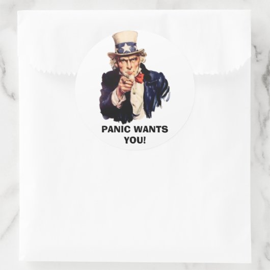 Panic Sam Sticker (Tasche)