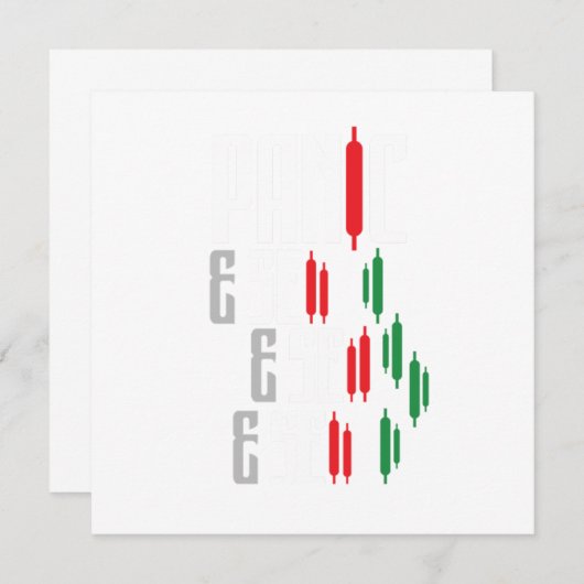 Panic Sell Stock Market Crash Trading Forex Gesche Einladung (Vorne/Hinten)