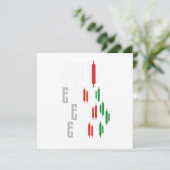 Panic Sell Stock Market Crash Trading Forex Gesche Einladung (Stehend Vorderseite)