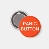 PanicButton Red Magnet (Vorderseite/Rückseite)