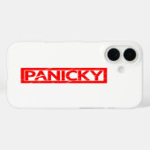 Panicky Briefmarke Case-Mate iPhone Hülle (Rückseite (Horizontal))