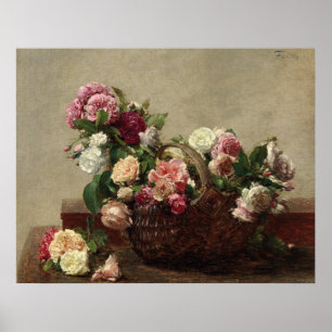 Panier de Rose - Henri Fantin-Latour Poster