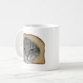 Panierte Katze Kaffeetasse (Vorderseite Links)