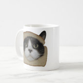 Paniertes Inbread Katzen-Panieren Kaffeetasse (Vorderseite Links)