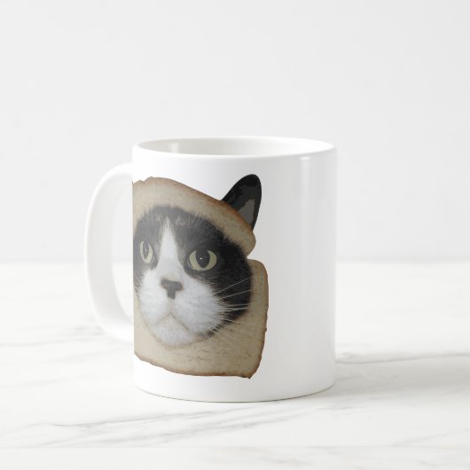 Paniertes Inbread Katzen-Panieren Kaffeetasse (Vorderseite Links)