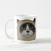 Paniertes Inbread Katzen-Panieren Kaffeetasse (Links)