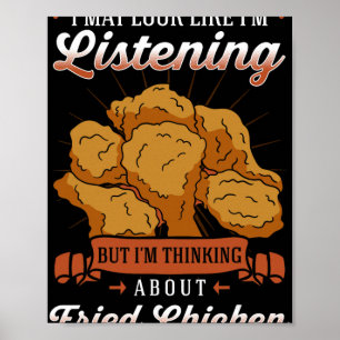 Paniertes knuspriges Snack-Mahlzeit mit marinierte Poster