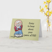 Panik aTAX! Karte (Gelbe Blume)