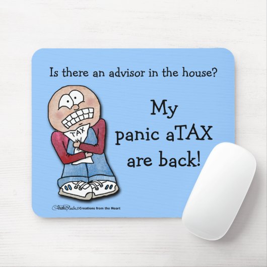Panik aTAX! Mousepad (Mit Mouse)
