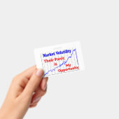 Panik beim Börsenhandel Ausweis (Handheld)