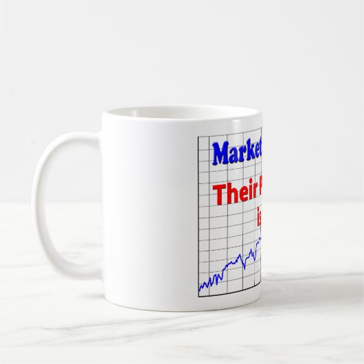 Panik beim Börsenhandel Kaffeetasse (Links)