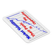 Panik beim Börsenhandel Magnet (Rechte Seite)