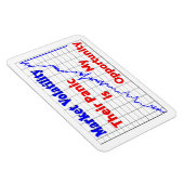 Panik beim Börsenhandel Magnet (Rechte Seite)