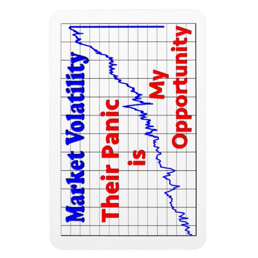 Panik beim Börsenhandel Magnet (Vertikal)