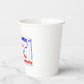 Panik beim Börsenhandel Pappbecher (Links)