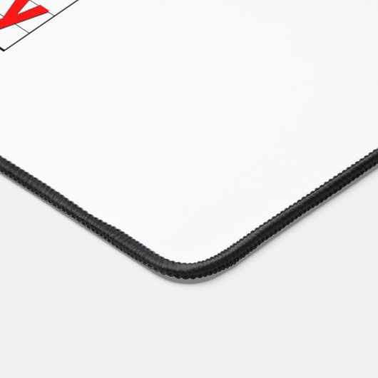 Panik beim Börsenhandel Schreibtischunterlage (Ecke)