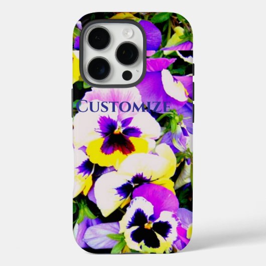 Panik-Blume Case-Mate iPhone Hülle (Rückseite)