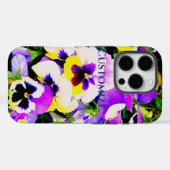 Panik-Blume Case-Mate iPhone Hülle (Rückseite (Horizontal))