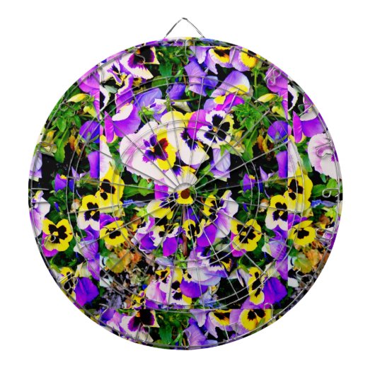 Panik-Blume Dartscheibe (vorne)