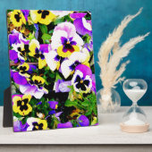 Panik-Blume Fotoplatte (Seite)