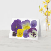 Panik-Blume Karte (Gelbe Blume)