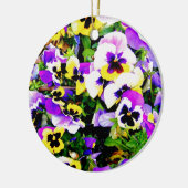 Panik-Blume Keramik Ornament (Links)