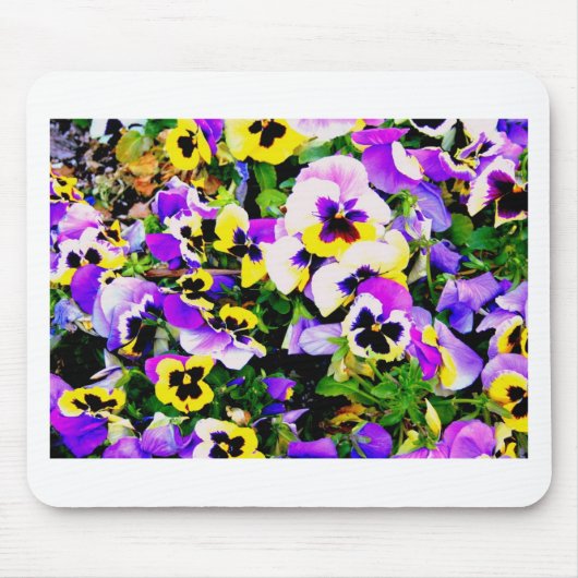 Panik-Blume Mousepad (Vorne)