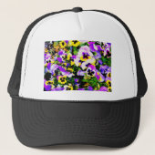 Panik-Blume Truckerkappe (Vorderseite)