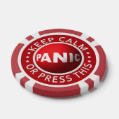 Panik Button benutzerdefinierte Poker-Chips Pokerchips (Einzeln)