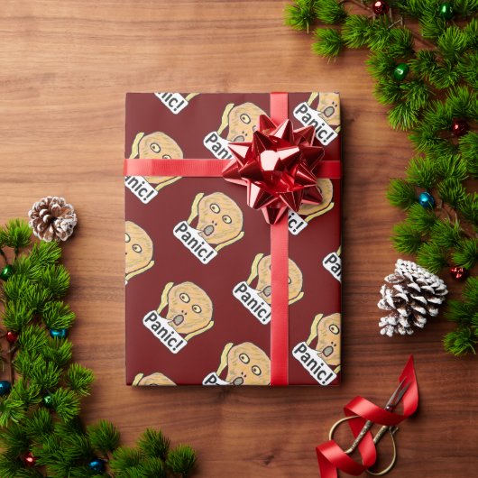Panik! Geschenkpapier (Feiertagsgeschenk)