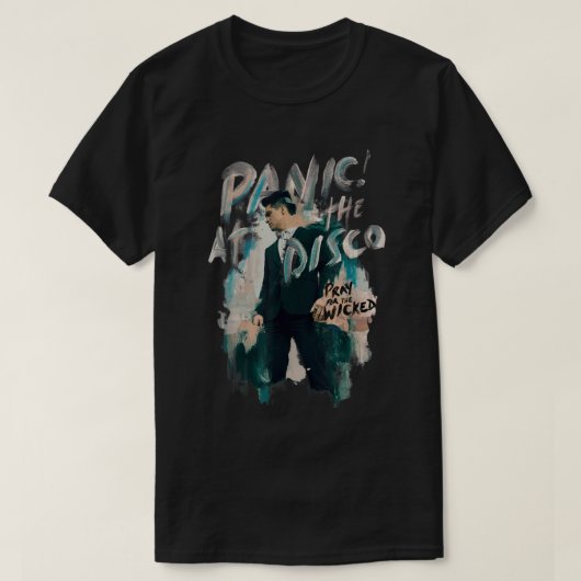 Panik im T-Shirt der Disco Paint Album (Design vorne)
