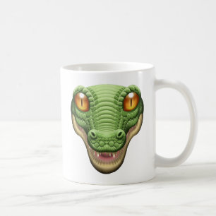 Panik-Knopf-Alligatoravatara-Tasse Kaffeetasse