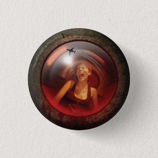 Panik-Knopfscreamer-Linse-Abzeichen Button (Vorderseite)