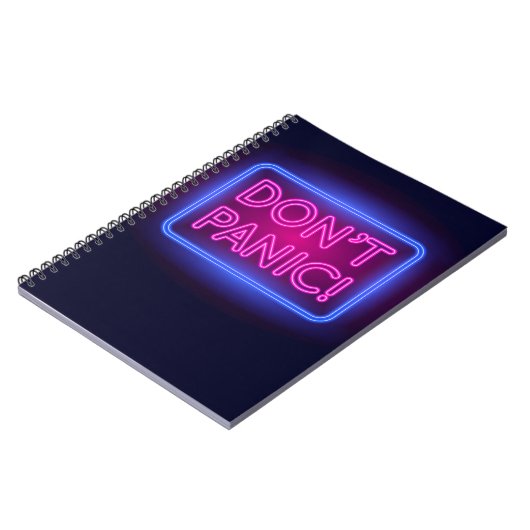 Panik Neon Sign Notizblock (Linke Seite)