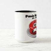 Panik Now-Ringer-Tasse Tasse (Zentrum)
