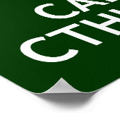 Panik schreien und Cthulhu anrufen Poster (Ecke)