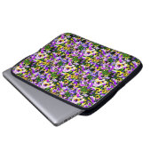 Panikärmel für Blume Laptopschutzhülle (Vorne Knopf)