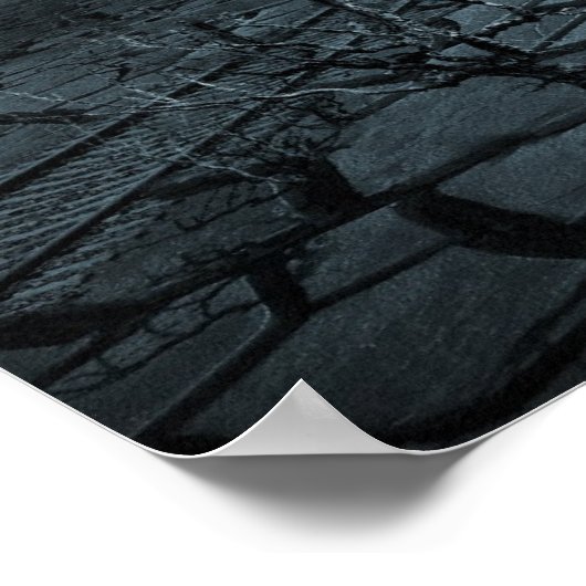 Panikattacken oder PTSD-Angstzustände, surrealer P Poster (Ecke)