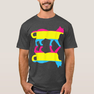 Panikflagge Tierkatze — LGBT Pans T-Shirt