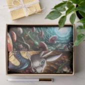 Panikhase, die das Kaninchenloch herunter fällt Seidenpapier (Geschenk)