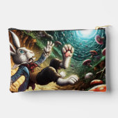 Panikhase, die das Kaninchenloch herunter fällt Zubehörtasche (Rückseite)